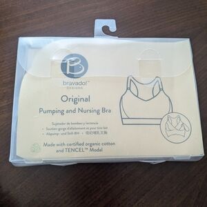 Bravado Gray and White Nursing Bra Intimates & Sleepwear